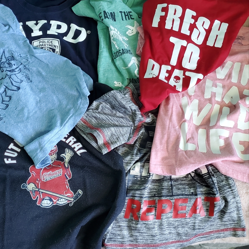 7 3T shirst ( toddler boys)